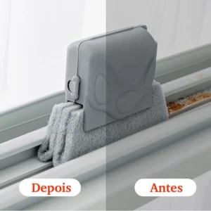 Escova Limpeza Trilhos e Cantos Microfibra IZECLEAN PRO