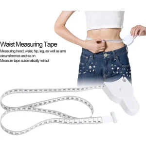 Fita Métrica Corporal Automática 150cm Retrátil Medidor Fitness IZE FIT PRECISION