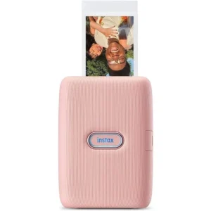 Impressora Portátil Fujifilm Instax Mini Link 2 Soft Pink Bluetooth App Fotos Instantâneas IZEPRINT JOY