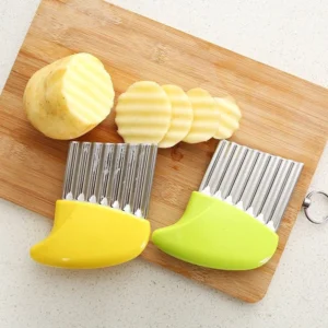 Fatiador Cortador de Legumes Chips Batata Pepino Inox Verde-Amarelo IZESLICE PRO