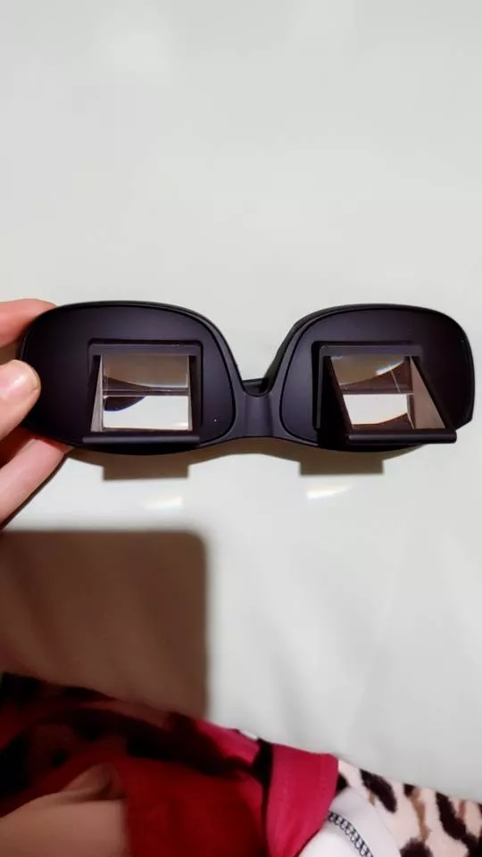 Óculos de Leitura Horizontal Prisma Unissex para Cama Visão 360° IZEPRISM VISION photo review