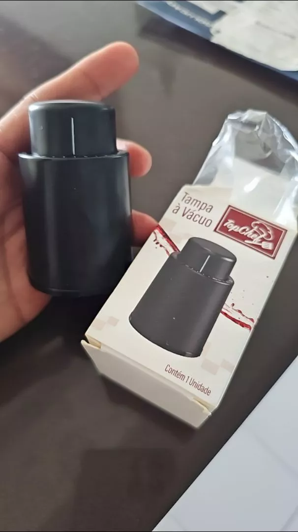 Tampa Seladora a Vácuo Silicone Hermético para Vinho IZEKEEP FRESH photo review