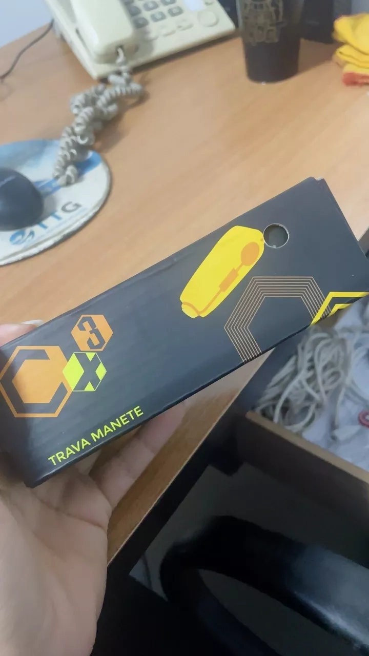 Trava Antifurto Moto Acelerador Freio Universal INOX IZELOCK PRO photo review