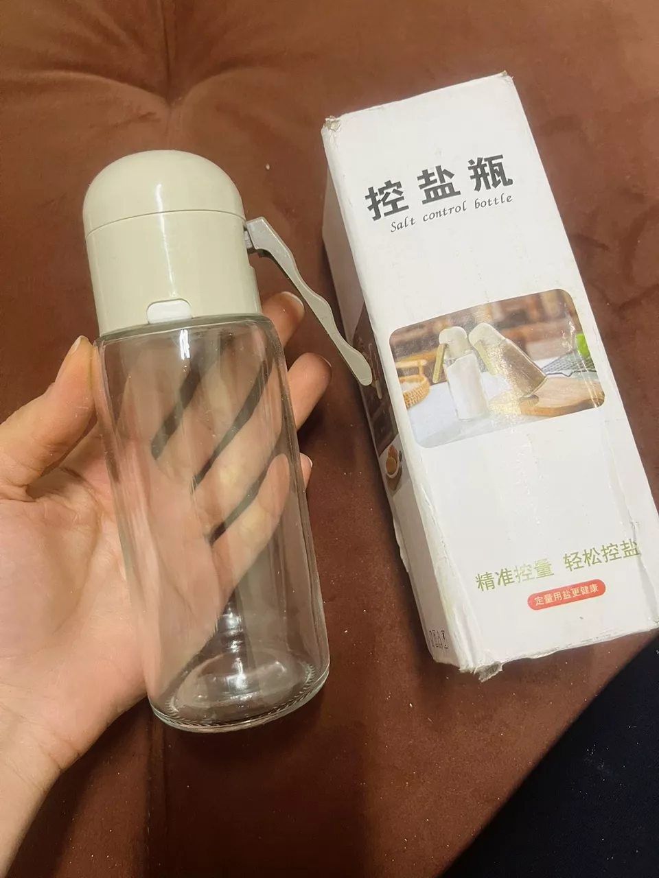 Dispensador de Sal Quantitativo 220ml Vidro Antiumidade IZEPORTION SMART photo review