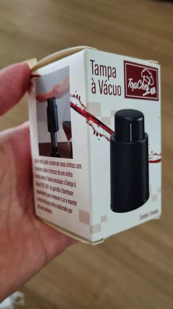Tampa Seladora a Vácuo Silicone Hermético para Vinho IZEKEEP FRESH photo review