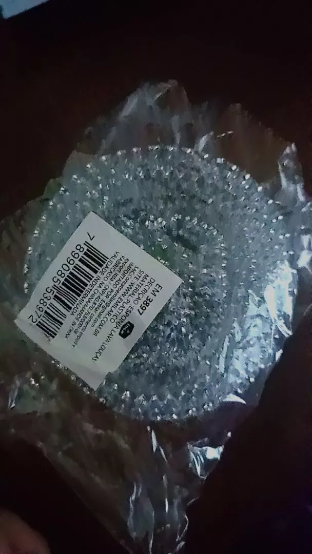 Esponja Lava Louças Ergonômica EM3897, Não Arranha, Cabeça Destacável, Fio de Aço Durável - IZECLEAN PRO photo review