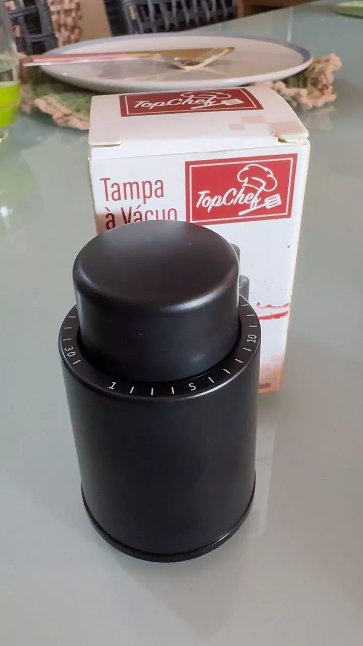 Tampa Seladora a Vácuo Silicone Hermético para Vinho IZEKEEP FRESH photo review