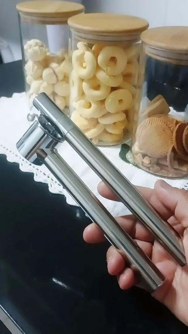 Espremedor de Alho Inox Tambor Removível Limpeza Fácil IZECOOK PRO photo review