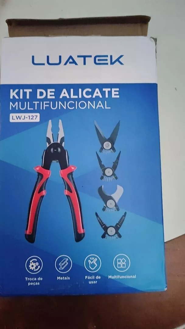 Alicate Universal 5 em 1 Corte Crimpar Decapar Estojado IZEWORK PRO photo review