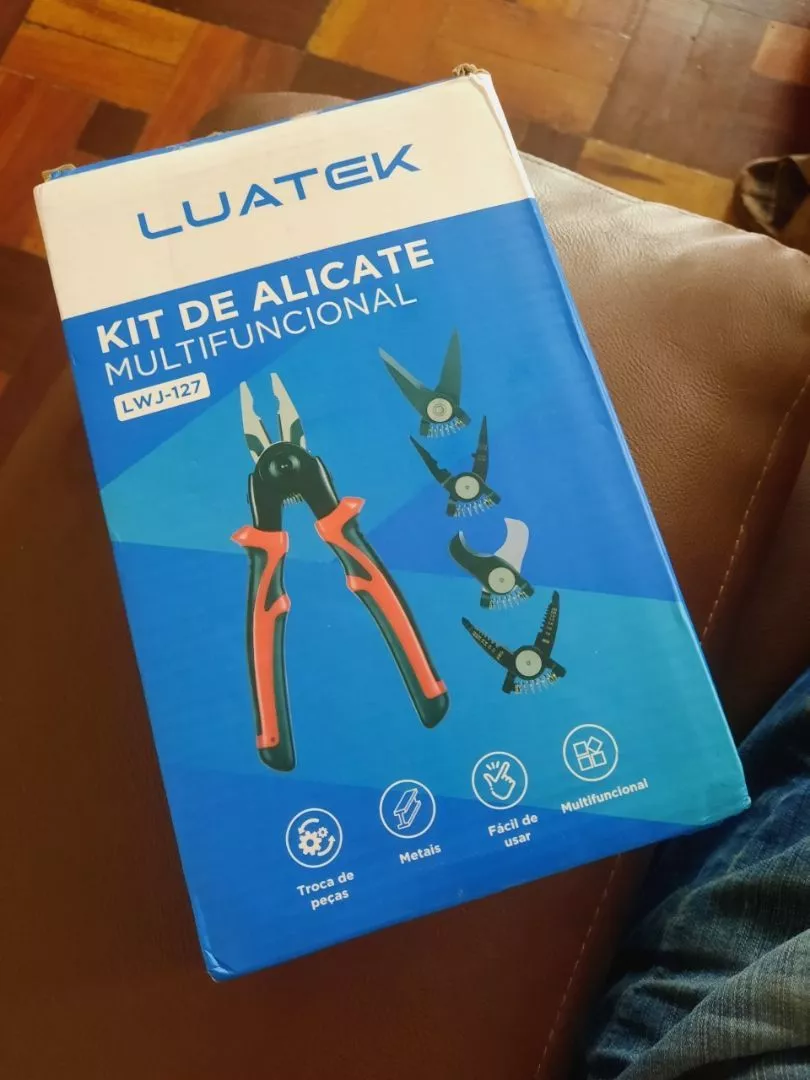 Alicate Universal 5 em 1 Corte Crimpar Decapar Estojado IZEWORK PRO photo review