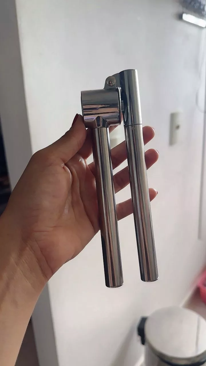Espremedor de Alho Inox Tambor Removível Limpeza Fácil IZECOOK PRO photo review
