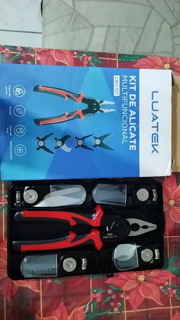 Alicate Universal 5 em 1 Corte Crimpar Decapar Estojado IZEWORK PRO photo review