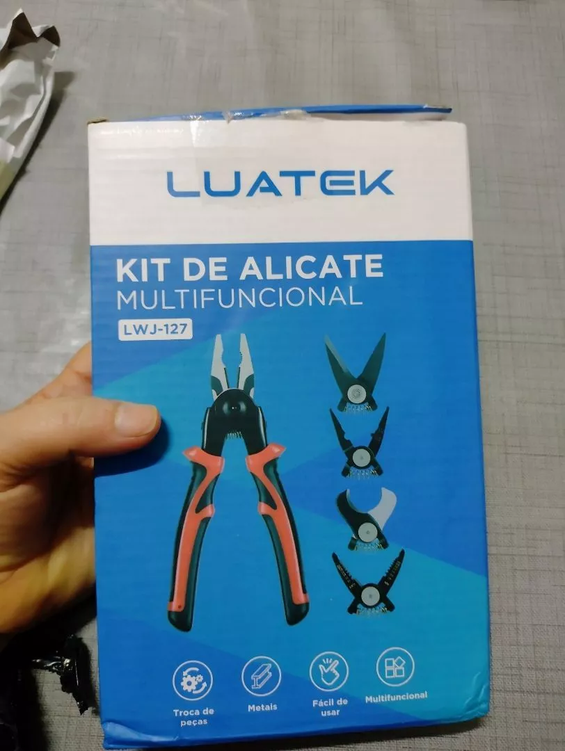 Alicate Universal 5 em 1 Corte Crimpar Decapar Estojado IZEWORK PRO photo review