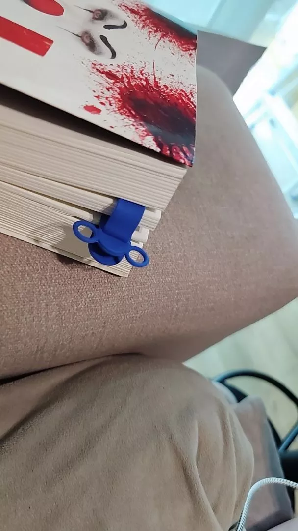 Marcador de Página Elefante Silicone Clipe Automático Multiuso IZEBOOK FRIEND photo review