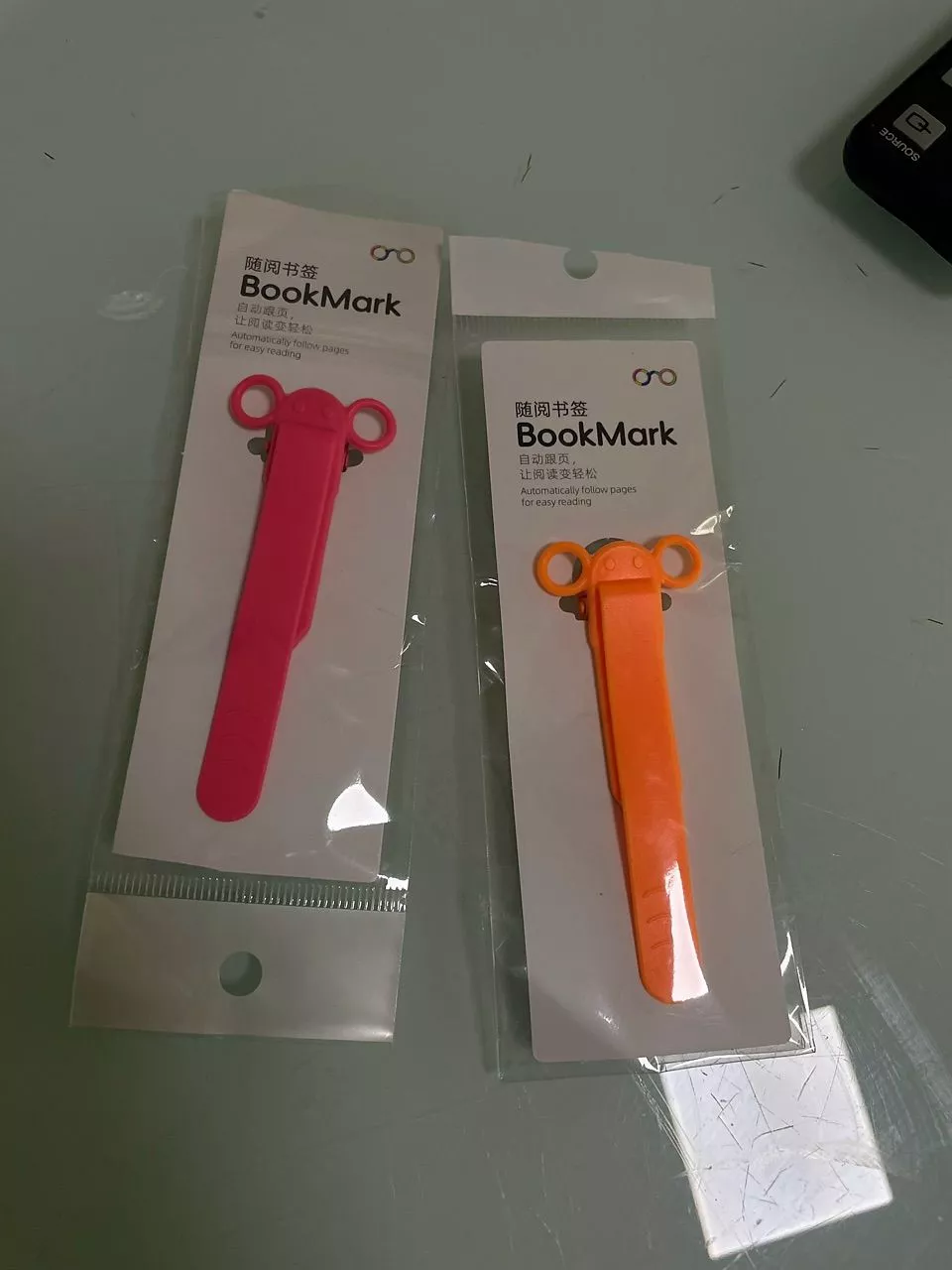 Marcador de Página Elefante Silicone Clipe Automático Multiuso IZEBOOK FRIEND photo review