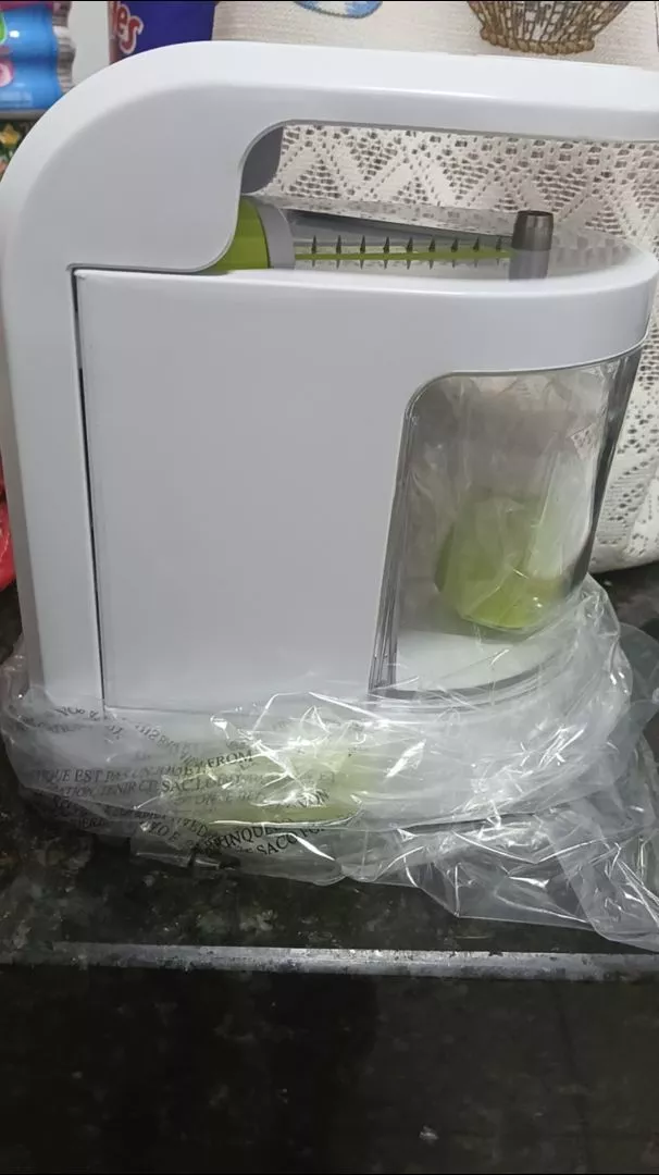 Cortador Fatiador Espiralizador 4 em 1 Lâminas Ajustáveis Ventosa ZOLELE IZEVEGGIE PRO photo review