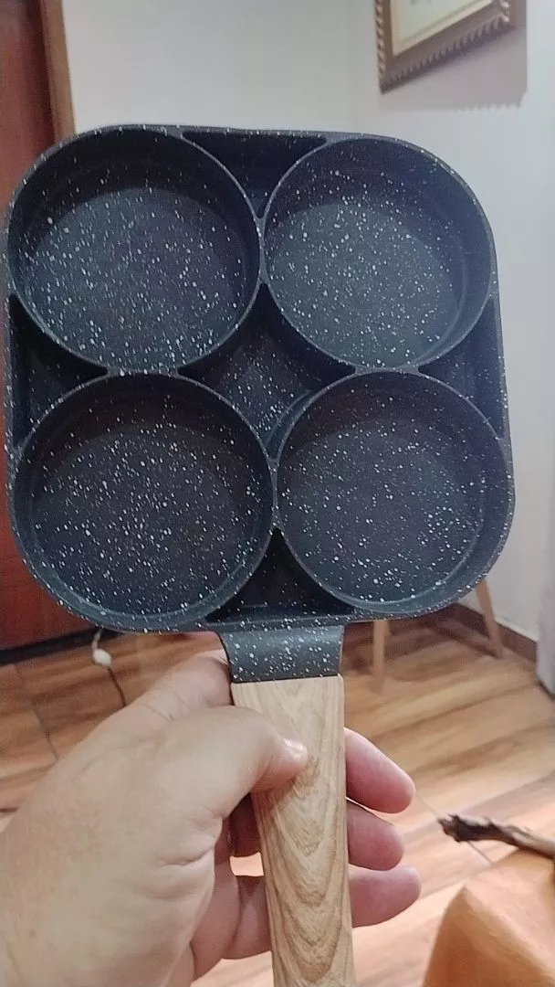 Frigideira Antiaderente Multifuncional 4 em 1 Omelete Hambúrguer Gas Indução IZECOOK PRO photo review