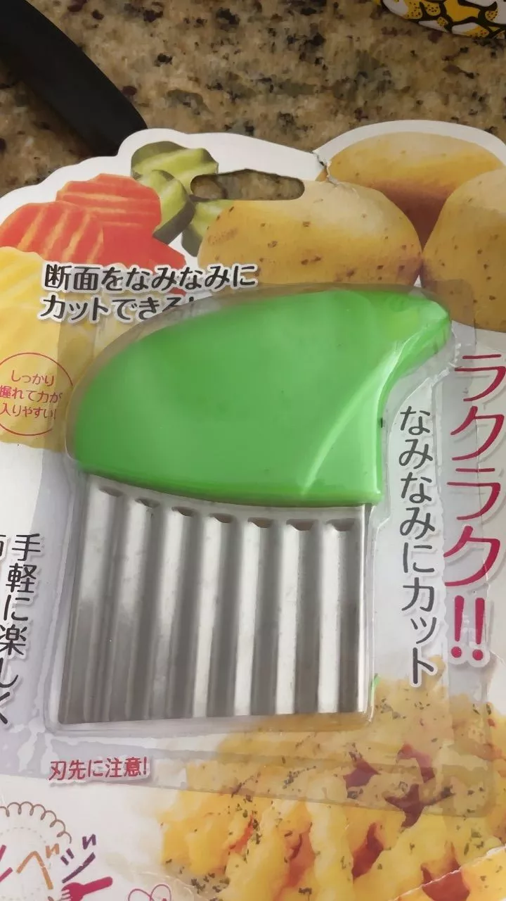 Fatiador Cortador de Legumes Chips Batata Pepino Inox Verde-Amarelo IZESLICE PRO photo review