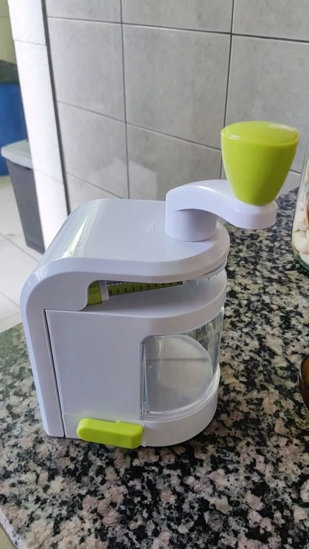 Cortador Fatiador Espiralizador 4 em 1 Lâminas Ajustáveis Ventosa ZOLELE IZEVEGGIE PRO photo review