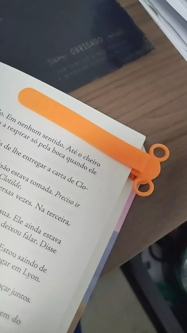 Marcador de Página Elefante Silicone Clipe Automático Multiuso IZEBOOK FRIEND photo review