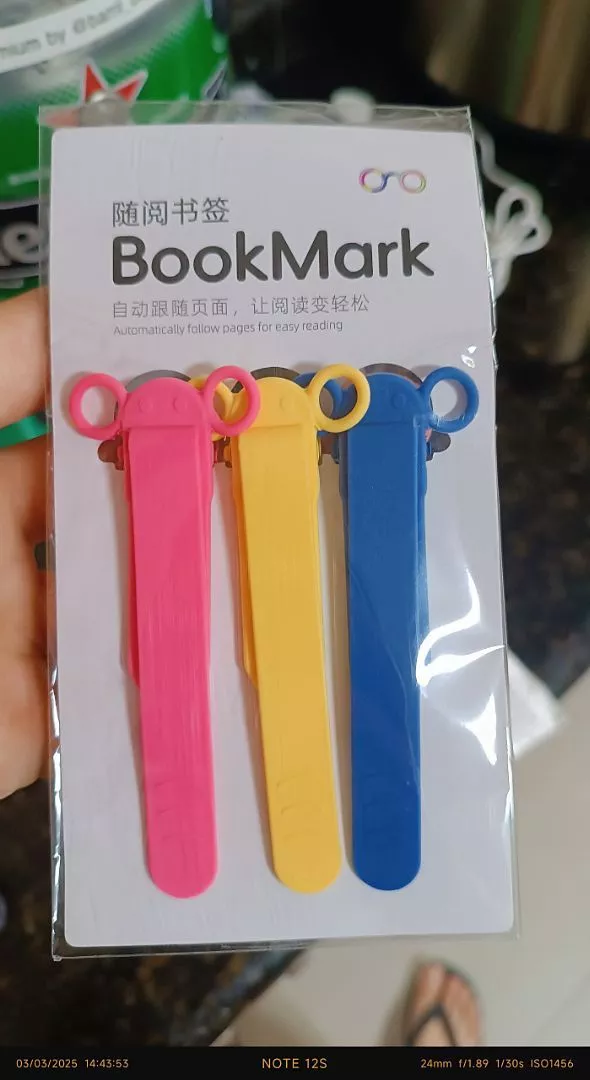 Marcador de Página Elefante Silicone Clipe Automático Multiuso IZEBOOK FRIEND photo review