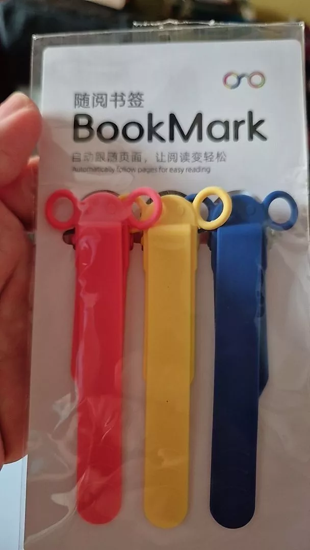 Marcador de Página Elefante Silicone Clipe Automático Multiuso IZEBOOK FRIEND photo review