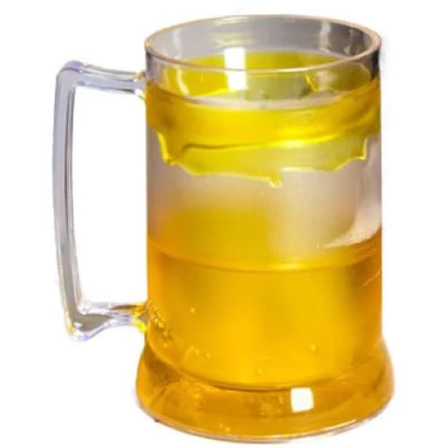 Caneca Acrílica Gel Congelante 470ml Premium Transparente Chopp FreezeIZE Frost