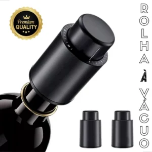 Tampa Seladora a Vácuo Silicone Hermético para Vinho IZEKEEP FRESH