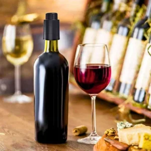 Tampa Seladora a Vácuo Silicone Hermético para Vinho IZEKEEP FRESH