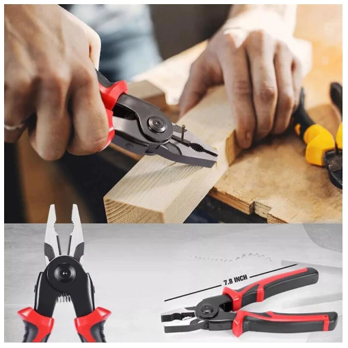 Alicate Universal 5 em 1 Corte Crimpar Decapar Estojado IZEWORK PRO