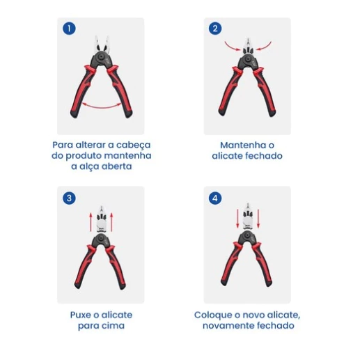 Alicate Universal 5 em 1 Corte Crimpar Decapar Estojado IZEWORK PRO