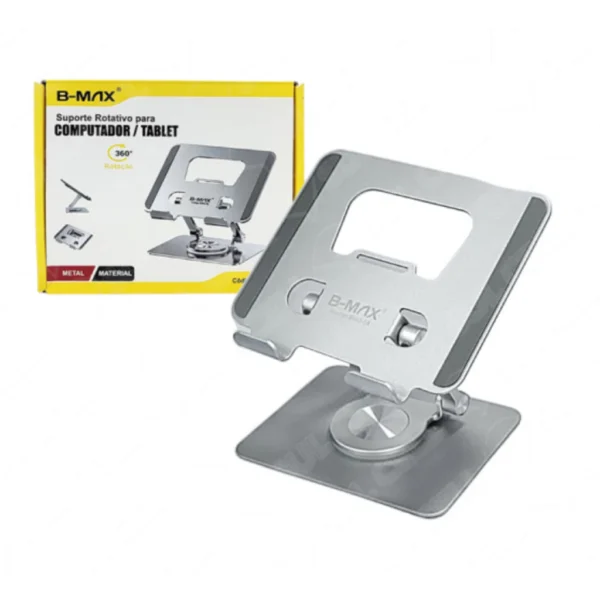 Suporte de Mesa Metal Rotativo 360º Ajustável Portátil Universal IZE360 FLEX