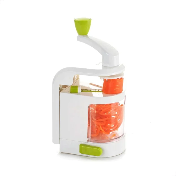 Cortador Fatiador Espiralizador 4 em 1 Lâminas Ajustáveis Ventosa ZOLELE IZEVEGGIE PRO