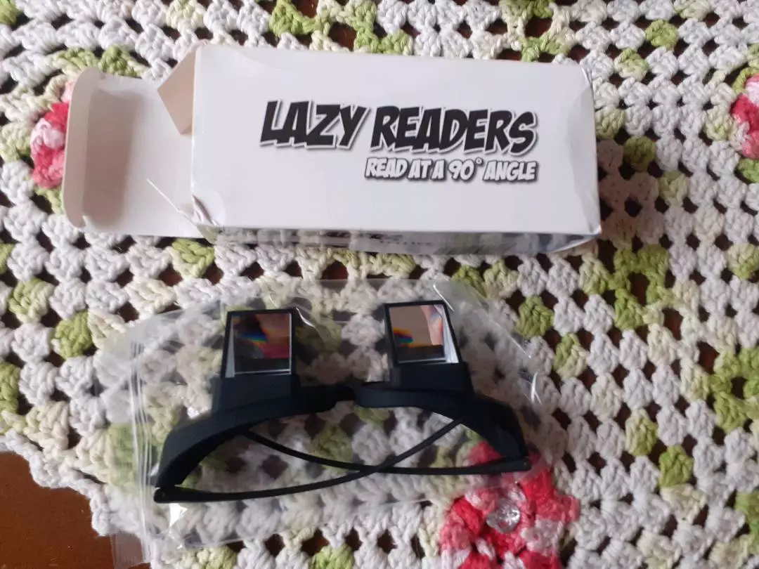 Óculos de Leitura Horizontal Prisma Unissex para Cama Visão 360° IZEPRISM VISION photo review