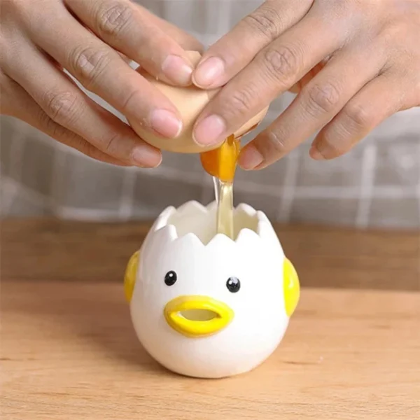 Separador de Clara e Gema Cerâmica Divertido Fofo IZECHICK EASY