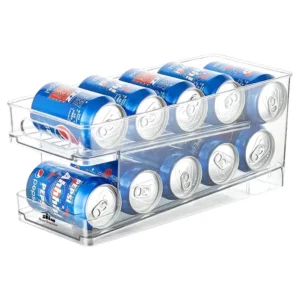 Organizador de Latas Acrílico Freezer Armário 10 Unidades IZEBOX EASY