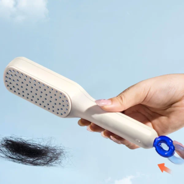 Pente Mágico Retrátil Antiestático Massagem Para Cabelos Lisos IZEHAIR FLEX