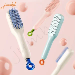 Pente Mágico Retrátil Antiestático Massagem Capilar Grande IZEHAIR SMOOTH