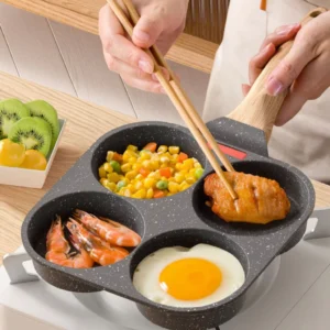 Frigideira Antiaderente Multifuncional 4 em 1 Omelete Hambúrguer Gas Indução IZECOOK PRO