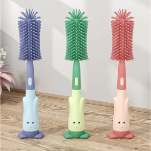 Kit Escovas Limpeza Garrafa Mamadeira Silicone BPA Free 360° IZECLEAN MASTER