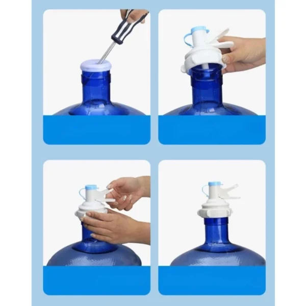 Suporte para Galão de Água 3 a 5 Litros com Válvula Antigotejamento IZEHYDRO PRO