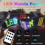Painel LED Publicitário Flexível RGB Impermeável App Bluetooth IZEFLASH SIGN
