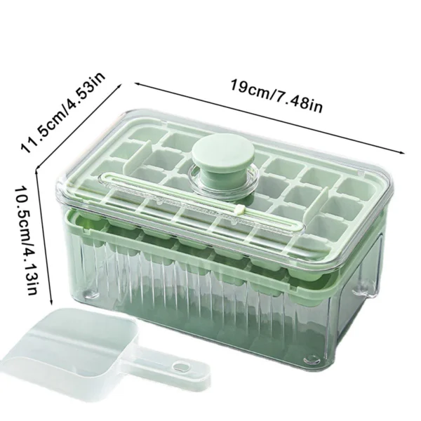 Bandeja de Gelo em Silicone com Tampa Multifunção 19x11,5cm IZECHILL PRO