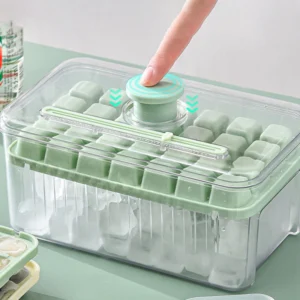 Bandeja de Gelo em Silicone com Tampa Multifunção 19x11,5cm IZECHILL PRO