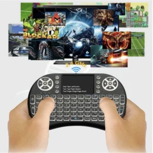Mini Teclado Sem Fio Touchpad LED USB Compatível PC TV PS3 IZEHANDY GLOW