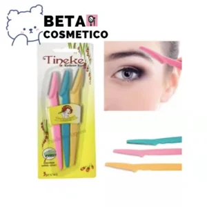 Kit 3 Navalhas para Sobrancelha Inox Dobrável Preciso IZECARE BEAUTY