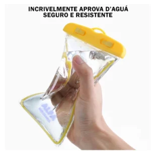 Capa à Prova D'Água Universal Celular 6.3 Pol PVC Transparente IZESAFE PRO