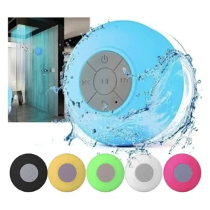Caixa de Som Bluetooth à Prova d’Água para Banheiro, Ventosa e Microfone Integrado IZEWATER SOUND