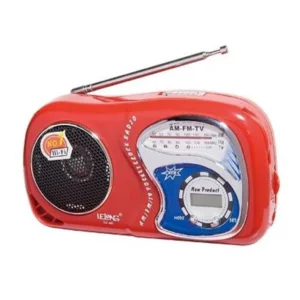 Rádio Portátil de Bolso Lelong AM FM Relógio LCD IZEGO SOUND