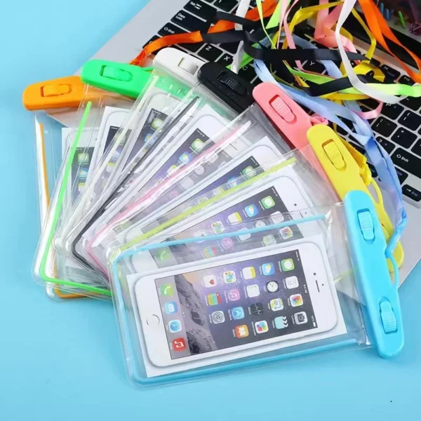 Capa à Prova D'Água Universal Celular 6.3 Pol PVC Transparente IZESAFE PRO